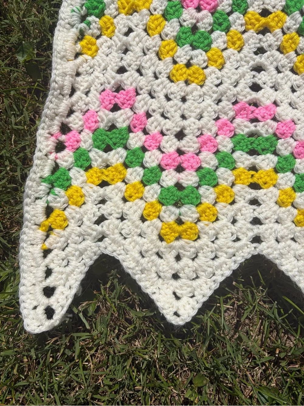 N/A chevron crocheted